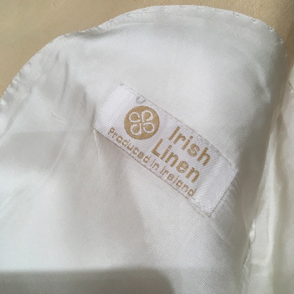 Oliver Brown Sand Coloured Linen Suit - Picture 5 of 6